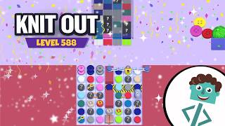 Knit Out Level 588 | Walkthrough | No Boosters