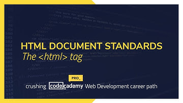Crushing Codecademy PRO WEB DEVELOPMENT career path Challenge - The html tag