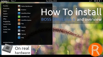 How To install BOSS GNU/Linux 6  and overview | The indian government operating system