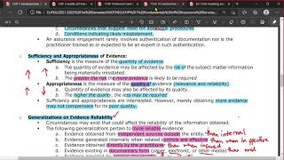 Substantive Testing and Documentation part 1