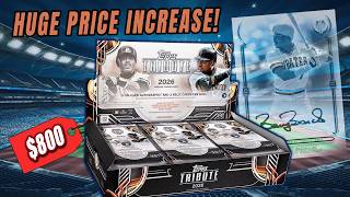 $800 ON RELEASE DAY!!! | 2026 Topps Tribute Baseball Hobby Box Review