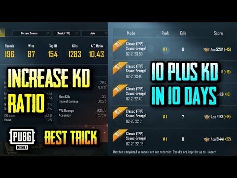 How To Increase Kd Ratio In Pubg Mobile Btx Siddharth Youtube