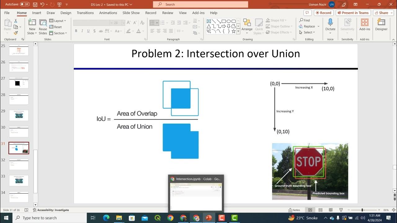 4. Python - Intersection over Union (IOU) [Urdu/Hindi] #datascience # ...