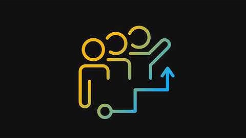 Animated guidance dark gradient icon