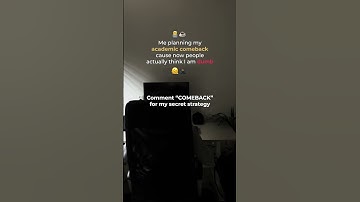 Comment or check the attached video on how to make an academic comeback 🏆🚀