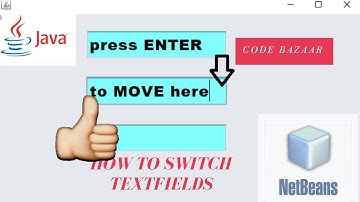 How to switch TextFields by pressing ENTER key From KeyBoard