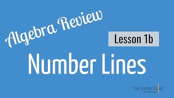 Number Lines with Positive and Negative Numbers | Algebra Review | Math for the ACT