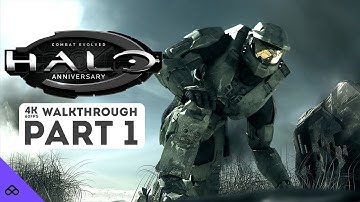 Halo: Combat Evolved Anniversary Gameplay Walkthrough Part 1 - No Commentary [4K 60FPS]