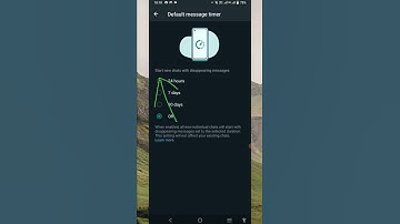 Whatsapp auto delete message new update 2022 . Whatsapp disappearing messages.#shorts