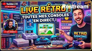 Je vais jouer à plein de consoles  retro