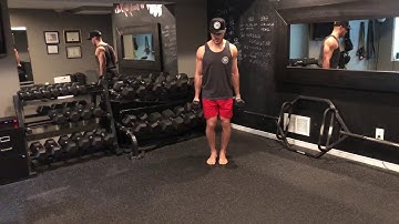 Superset- DB Hammer Curls + Tricep Pushups