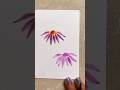 Single stroke flower  painting tutorial watercolor  flowerpainting paint art