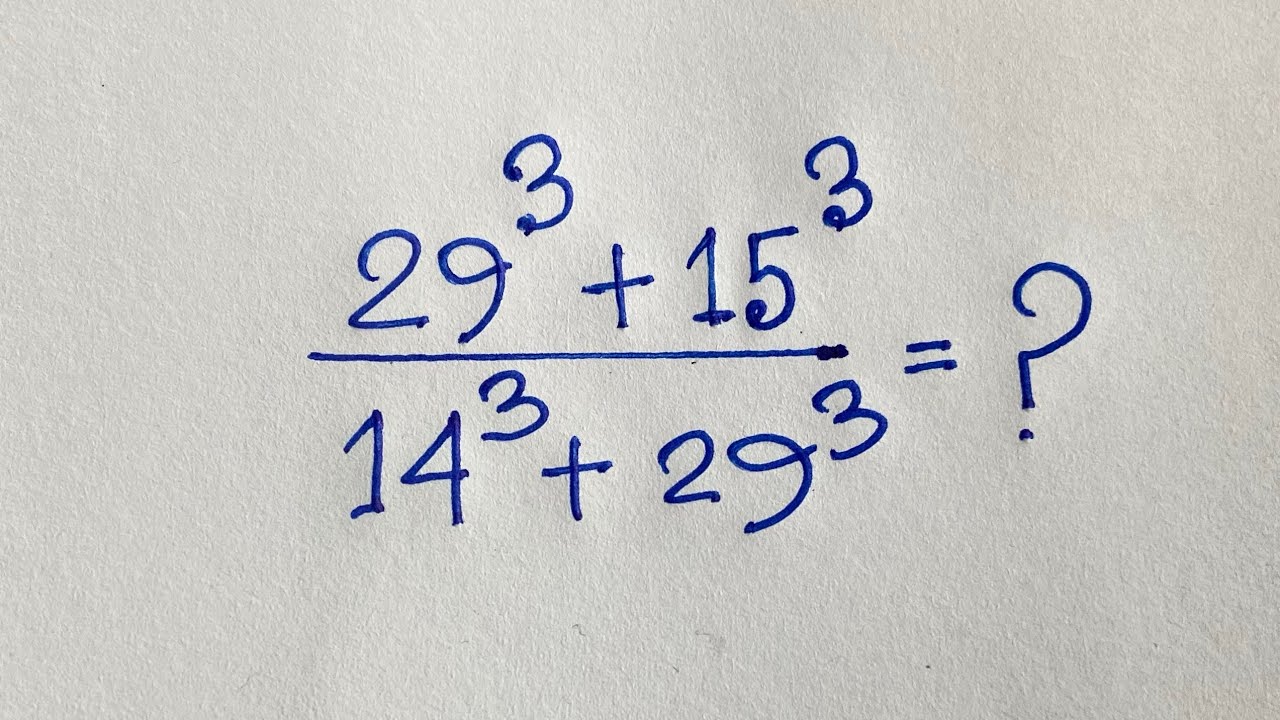 Advance math question solution for competitive exam | A nice Algebra ...