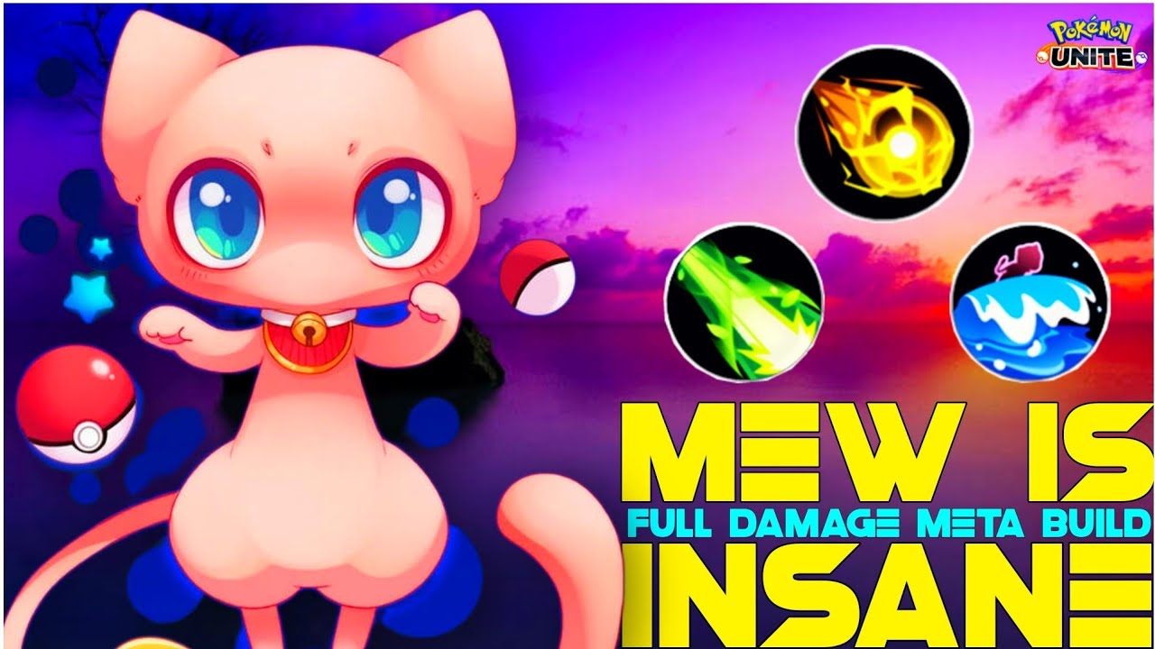 Pokemon Unite Mew guide: Best movesets, builds, items, and more
