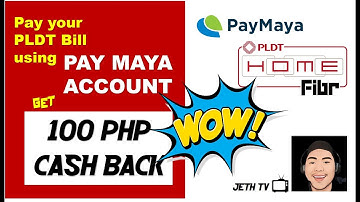 Pay you PLDT BILL using your PAY MAYA and get 50 - 100 CASH BACK!! 100% Legit