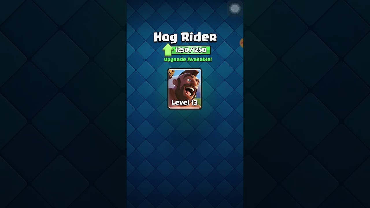 Hog Rider Max Out  °∆°  Clash Royale