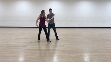 West Coast Swing - Hammerlock Half Whip, L-in-L Turn