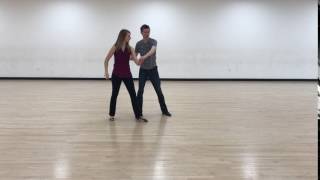 West Coast Swing - Hammerlock Half Whip, L-in-L Turn