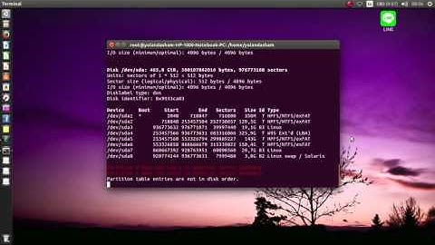 Manajemen memori, input output, disk di Linux Ubuntu