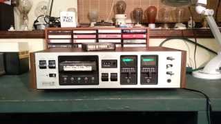 Repaired Rough Condition 8-Tracks Being Played In The Wollensak 8055