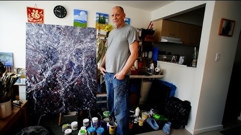 HOW TO PAINT WITH ACRYLIC ABSTRACT EXPRESSIONISM Video #1