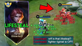 TIGREAL NEW SUPER LIFESTEAL BUILD 2024!!(recommended build)