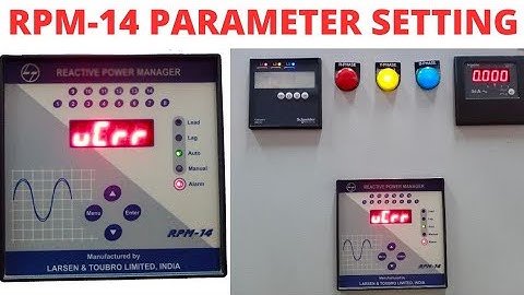 RPM14 APFC PARAMETER SETTING By. RYB ENGINEERING