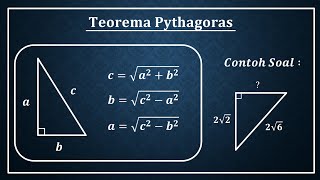 Contoh soal teorema pythagoras dan cara penyelesaiannya