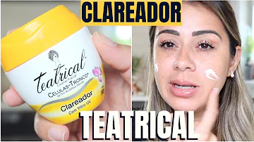 Como usar o creme clareador Teatrical?