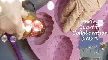2021YTSpringQuartetSoapCollab | One Pot Wonder Soap Swirl | Spring Quartet Soap Collab | Chatty