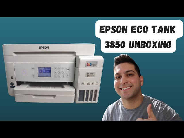 Epson EcoTank ET-3843 Supertank vs Epson EcoTank ET-3850: What is the  difference?