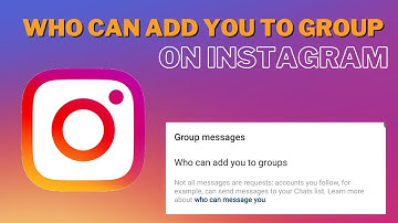 Instagram tips: How to limit people who can add you to groups on Instagram @instagram