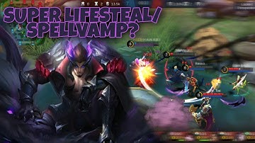 #MLBB #BESTBUILD #YUZHONG YU ZHONG SUPER LIFESTEAL/SPELLVAMP? |2020| BEST BUILD