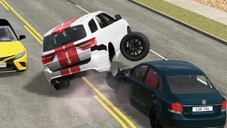 when lane cutting doesnt go as planned - beamng.drive