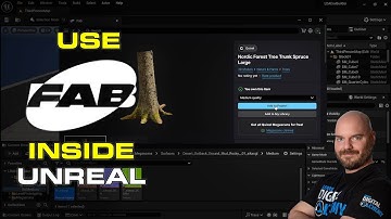 How to use the Fab plugin for Megascans in Unreal Engine 5 Tutorial