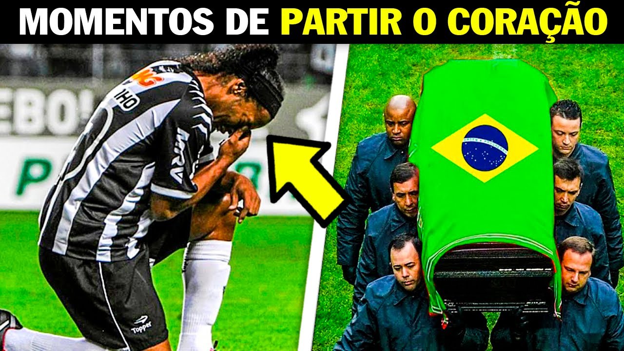 Momentos de partir o coração no futebol brasileiro