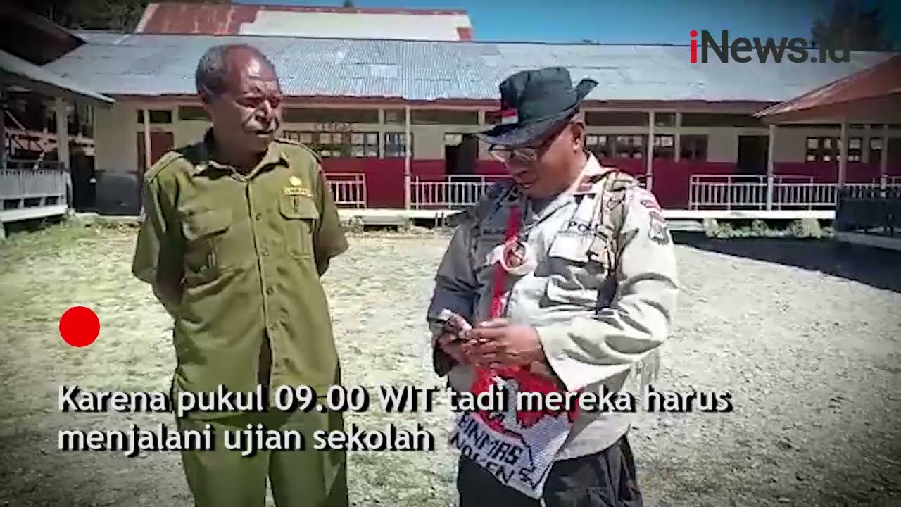 Binmas Noken Semangati Adik-Adik SD Inpres Yokatapa dan SD YPPK Bilorai Sugapa untuk Jalani Ujian