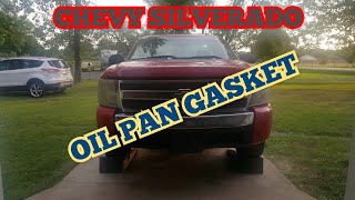 How to replace the oil pan gasket on 2008 Chevy Silverado/Gmc Sierra 4.3l V6