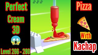 Perfect Cream|Game Pizza 🍕 With Kachap Level 266 - 280 Complete Android, iOS Gameplay, 😍😱😋👈.. screenshot 2