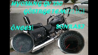 HYOSUNG GV 250 GÖSTERGE TEMİZLİĞİ