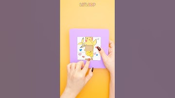 🧩 Whoosh! Make a PIKACHU PUZZLE Game from Cardboard! ⚡ #shorts #kids