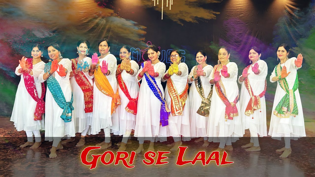 Gori Se Laal   Holi Special  Krishna Bhajan  Ladies Dance  The Moves Studio  Radhe Krishna 