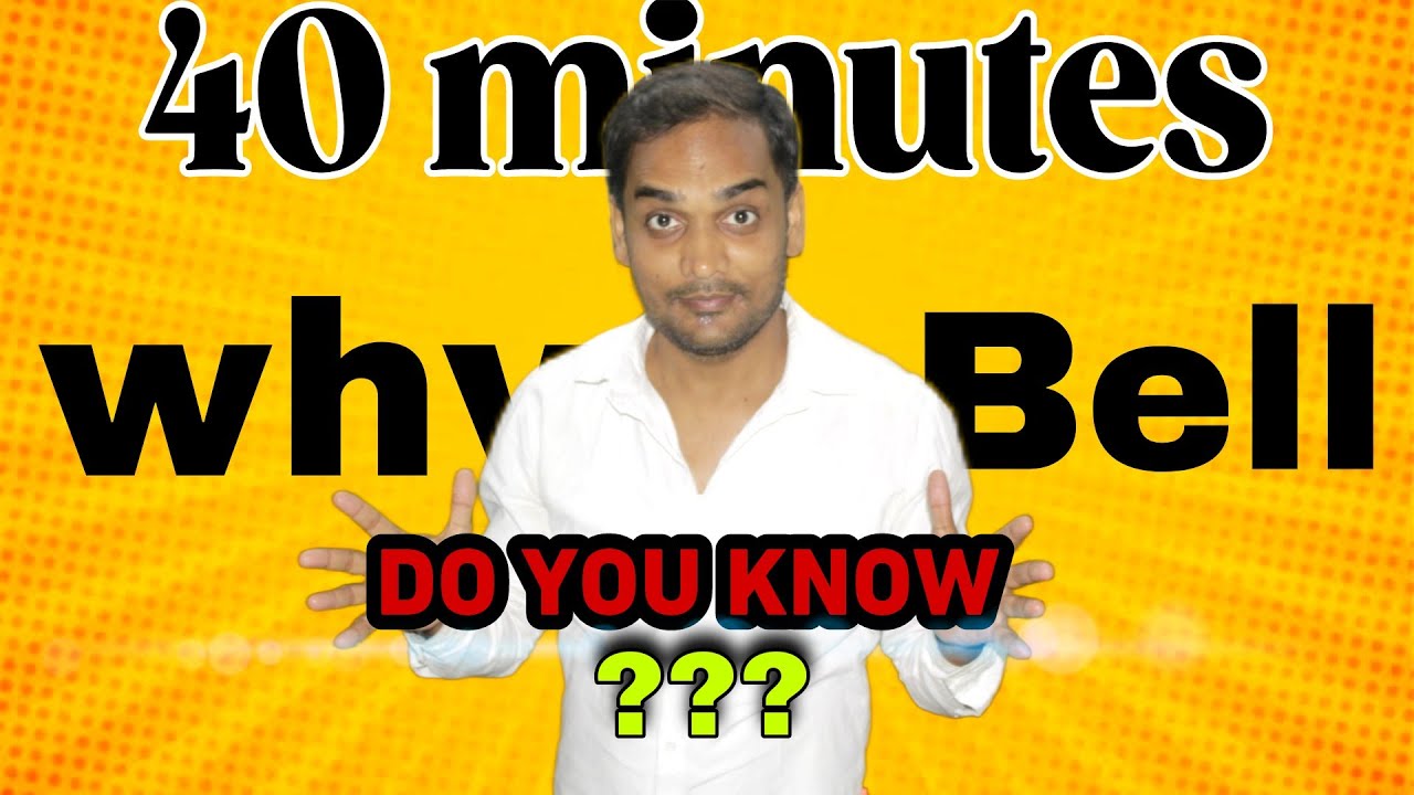 HAR SUBJECT 40 MINT KA HI KYU HOTA HAI DO YOU KNOW Education