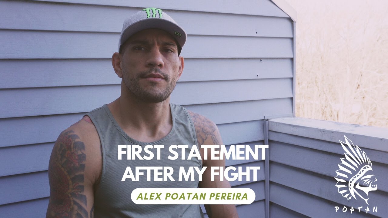 FIRST STATEMENT AFTER MY FIGHT I Alex Poatan Pereira I UFC 287 - YouTube