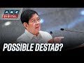 Lacson sees possible destabilization attempt on timing of 'cash delivery', ICC payoff claim | ANC