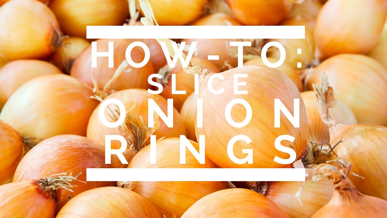 HowTo Slice Onion Rings YouTube