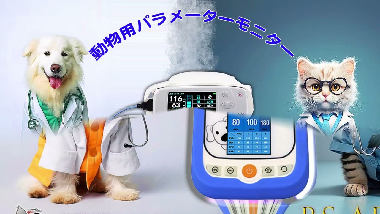 65-2105-34 【動物用】 非接触体温計 ビジオフォーカス VET BS-06610