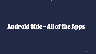 Android OS & Apps on Flat Panel