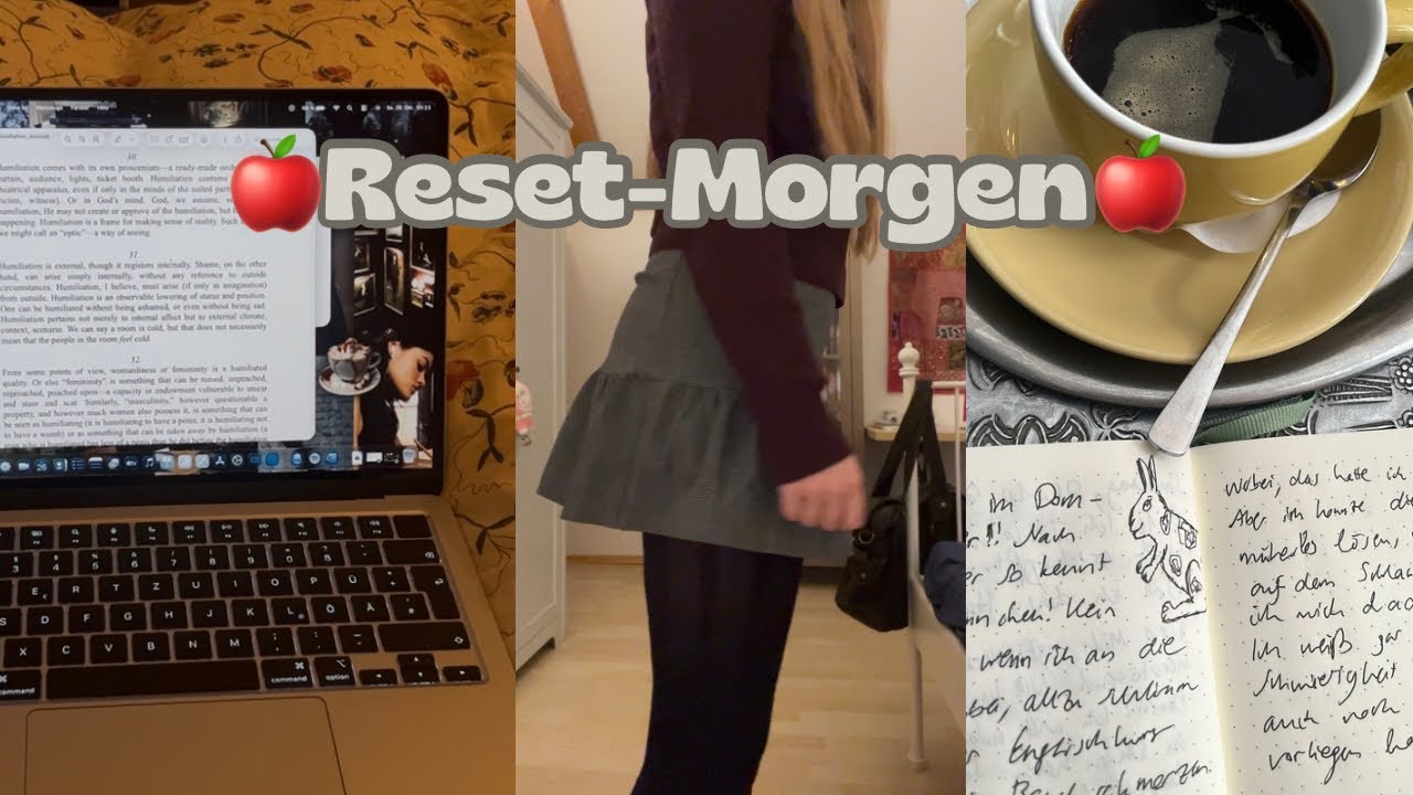 Neustart-Morgenroutine im Herbst 🍂Lernen, Frühstück, Zeichnen 🍄🦌 