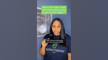 STOP COPYING TRADING SIGNALS | UNDERSTANDING TRADING SIGNALS DO NOT WORK